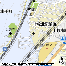大阪府高槻市上牧北駅前町11-3周辺の地図