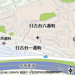 大阪府高槻市日吉台六番町29-23周辺の地図