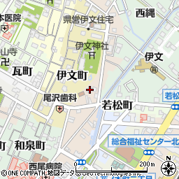 愛知県西尾市神下町69周辺の地図