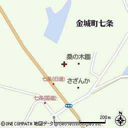 島根県浜田市金城町七条周辺の地図