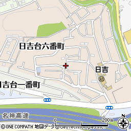 大阪府高槻市日吉台六番町18-11周辺の地図