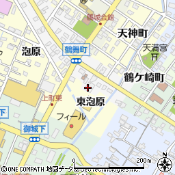 愛知県西尾市鶴舞町33周辺の地図