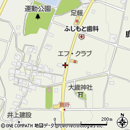 兵庫県小野市鹿野町2258周辺の地図