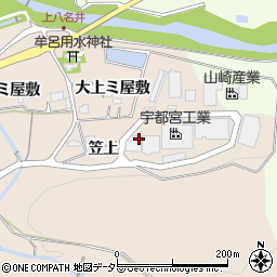 愛知県新城市八名井赤松周辺の地図