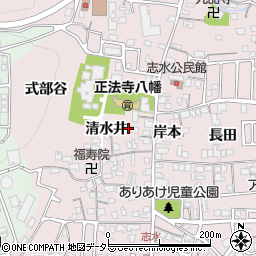 京都府八幡市八幡清水井86周辺の地図