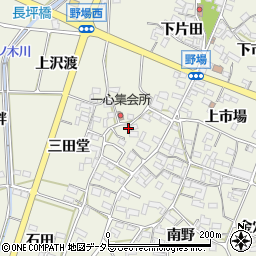愛知県額田郡幸田町野場上片田15周辺の地図
