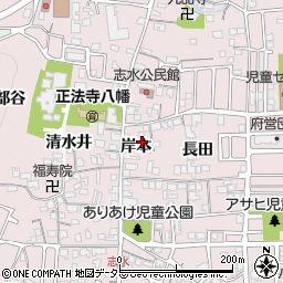 京都府八幡市八幡（岸本）周辺の地図