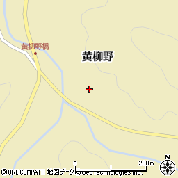 愛知県新城市黄柳野落合周辺の地図