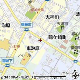 愛知県西尾市鶴舞町21周辺の地図