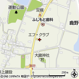 兵庫県小野市鹿野町2450周辺の地図