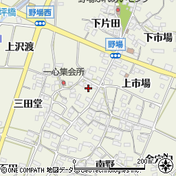 愛知県額田郡幸田町野場上片田25周辺の地図