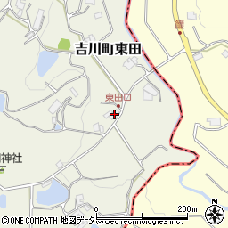 兵庫県三木市吉川町東田921周辺の地図