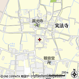 兵庫県姫路市実法寺268周辺の地図