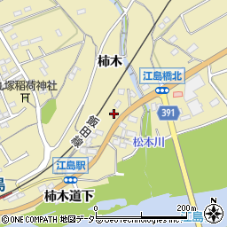 愛知県豊川市東上町柿木43周辺の地図