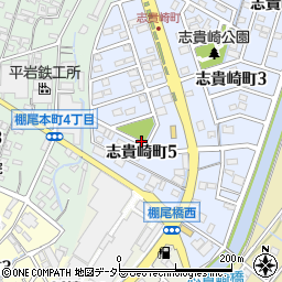 愛知県碧南市志貴崎町5丁目周辺の地図