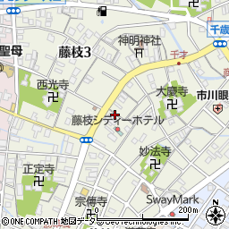 藤枝長生館周辺の地図