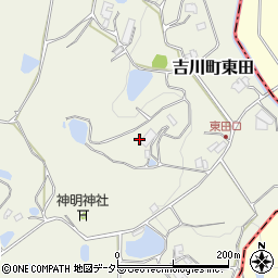 兵庫県三木市吉川町東田943周辺の地図