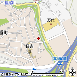 大阪府高槻市日吉台六番町57-23周辺の地図