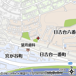 大阪府高槻市日吉台六番町34-2周辺の地図