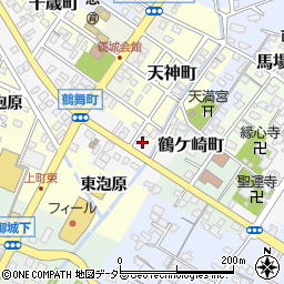 愛知県西尾市鶴舞町20周辺の地図