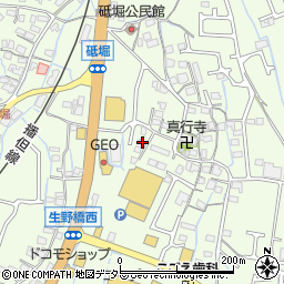 兵庫県姫路市砥堀981-7周辺の地図