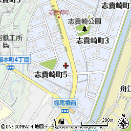 ファミリーマート碧南志貴崎町店周辺の地図
