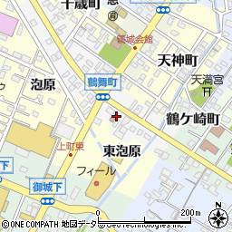 愛知県西尾市鶴舞町35周辺の地図
