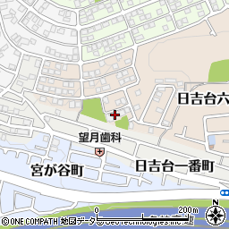 大阪府高槻市日吉台六番町34-9周辺の地図