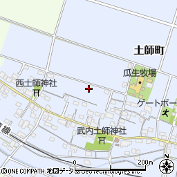 三重県鈴鹿市土師町周辺の地図