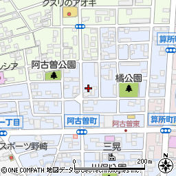 三重県鈴鹿市阿古曽町4-22周辺の地図