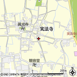 兵庫県姫路市実法寺374-1周辺の地図
