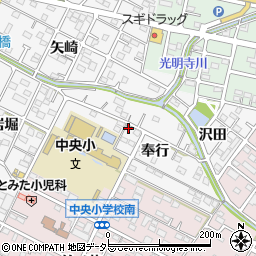 愛知県額田郡幸田町菱池奉行49周辺の地図