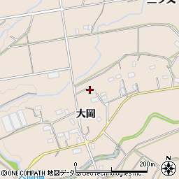 愛知県新城市黒田大岡周辺の地図