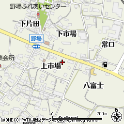 愛知県額田郡幸田町野場上市場13周辺の地図
