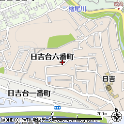 大阪府高槻市日吉台六番町24-8周辺の地図