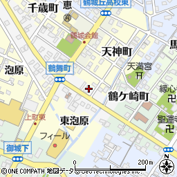 愛知県西尾市鶴舞町30周辺の地図