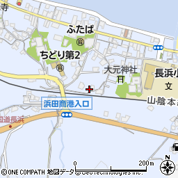 島根県浜田市長浜町中原204周辺の地図