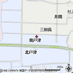 京都府八幡市戸津奥戸津周辺の地図