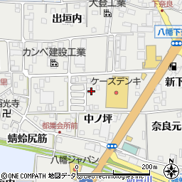 京都府八幡市下奈良一丁地周辺の地図