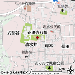 京都府八幡市八幡清水井75周辺の地図