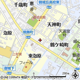愛知県西尾市鶴舞町32周辺の地図