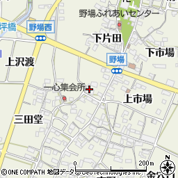 愛知県額田郡幸田町野場上片田28周辺の地図