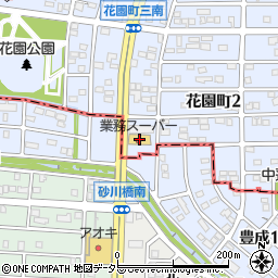 業務スーパー半田店周辺の地図