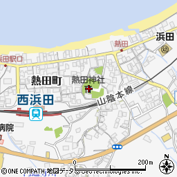 熱田神社周辺の地図
