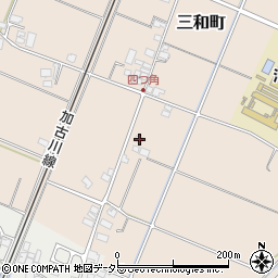 兵庫県小野市三和町554周辺の地図