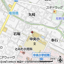 愛知県額田郡幸田町菱池奉行82周辺の地図