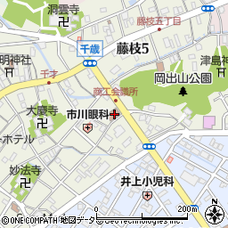 藤枝商工会議所周辺の地図