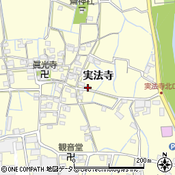 兵庫県姫路市実法寺376-3周辺の地図