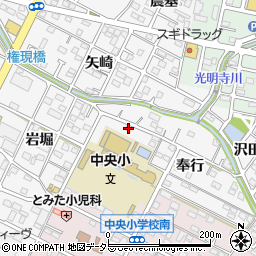愛知県額田郡幸田町菱池奉行69周辺の地図