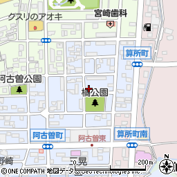 三重県鈴鹿市阿古曽町10-23周辺の地図